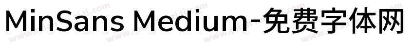 MinSans Medium字体转换